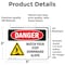 Signmission 3.5 in Height, 5 in Width, Vinyl Decal, Rectangle OS-2PACK-DS-D-35-L-2088 - alternate 2